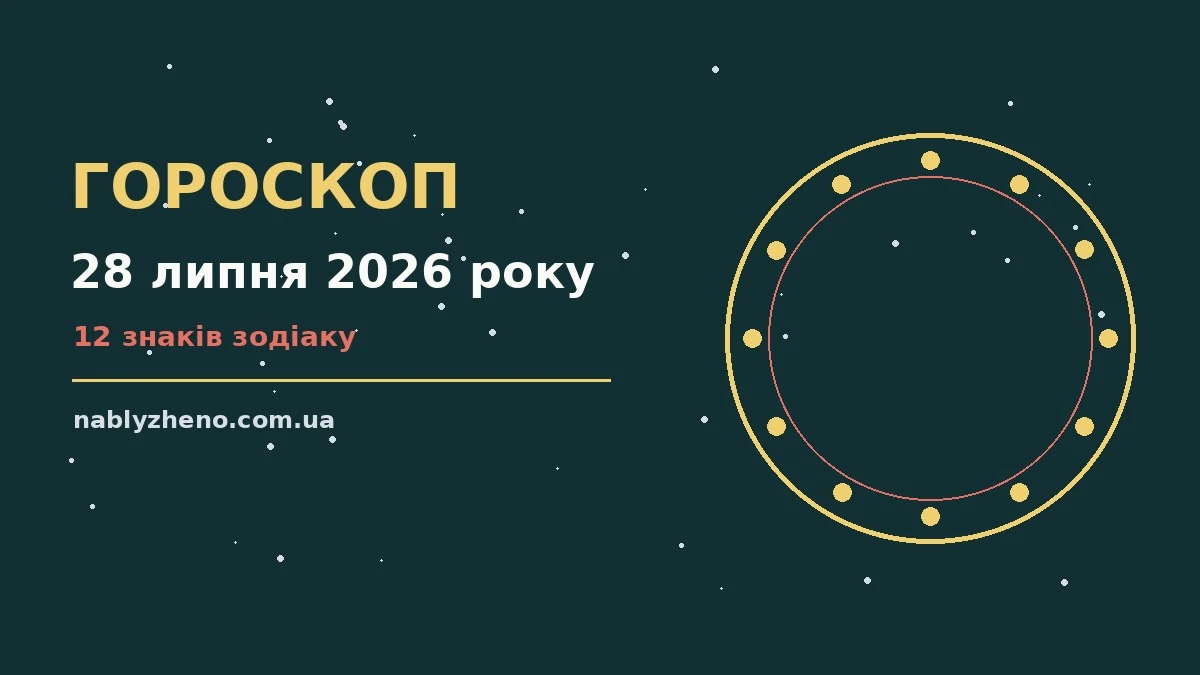 Гороскоп на 28 липня 2026 року: де діяти без зволікань про фінанси та особисте життя