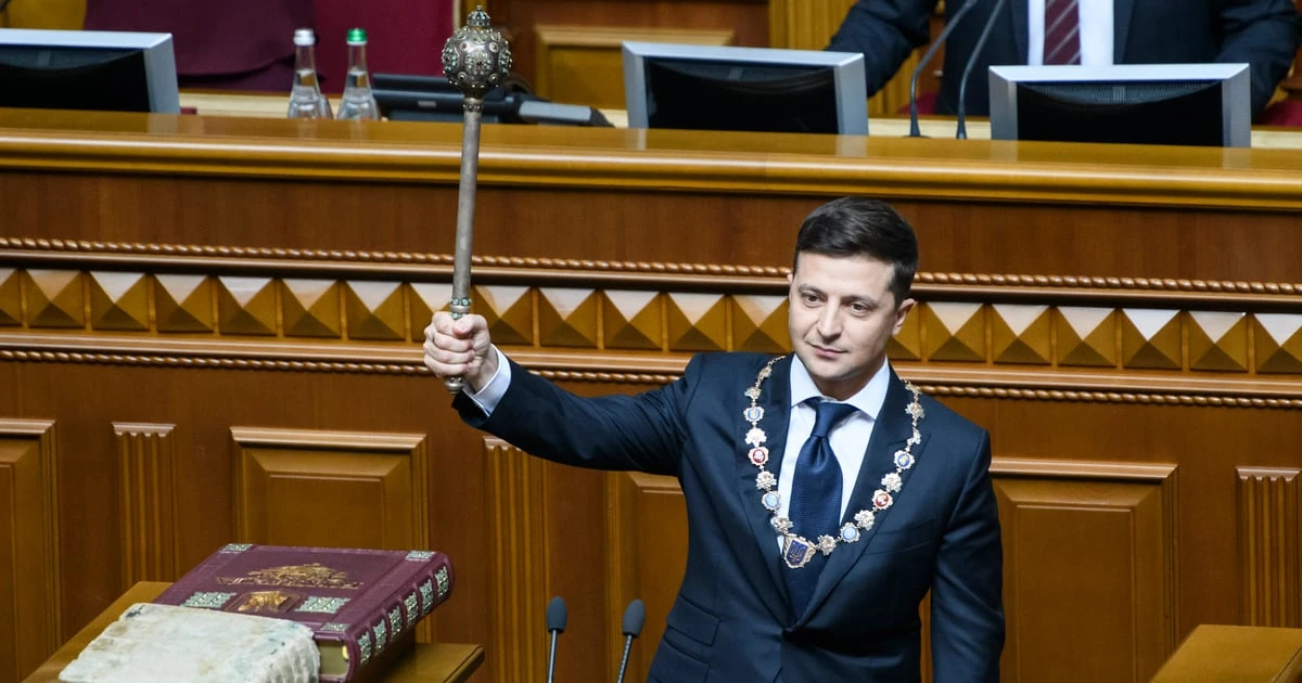 Інфографіка КМІС із результатами опитування щодо участі Зеленського у наступних президентських виборах